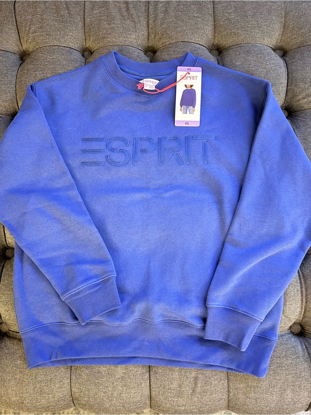 Esprit Women’s Blue Crewneck Sweatshirt